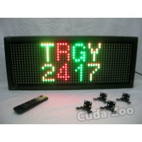 Affordable LED TRGY-2417 Tri Color Programmable Message Sign, 13 x 70